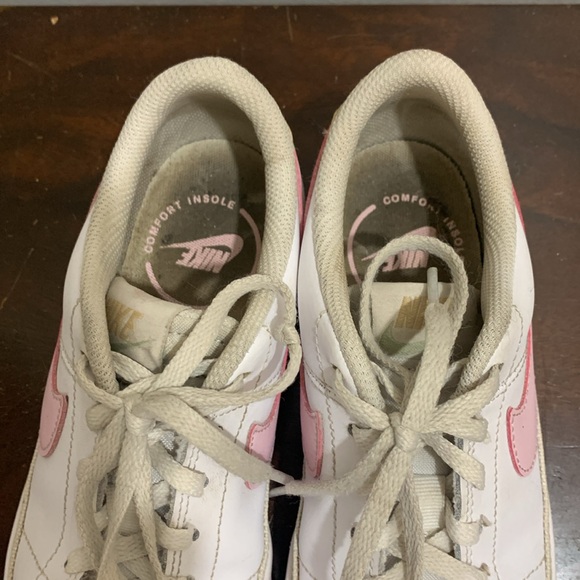 Nike Court Legacy Pink and white low top blazers youth size 4 fits women 6 - Picture 11 of 11